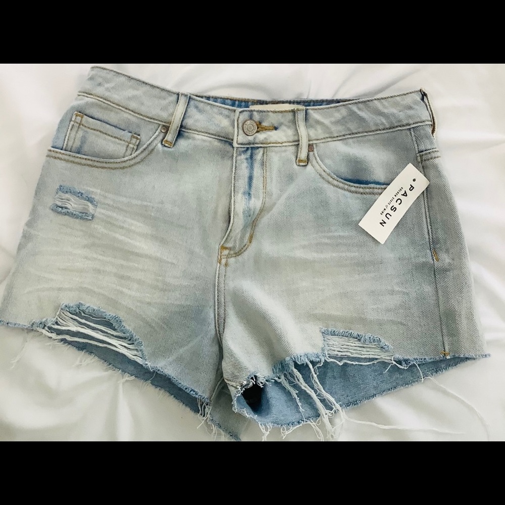 PACSUN High Rise denim shorts